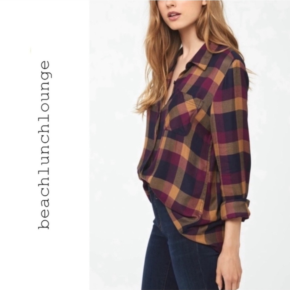 Soft Jewel tone flannel - large